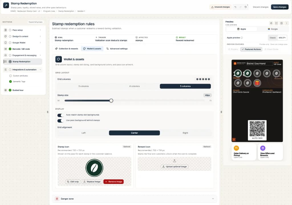 Connect via web dashboard or developer API