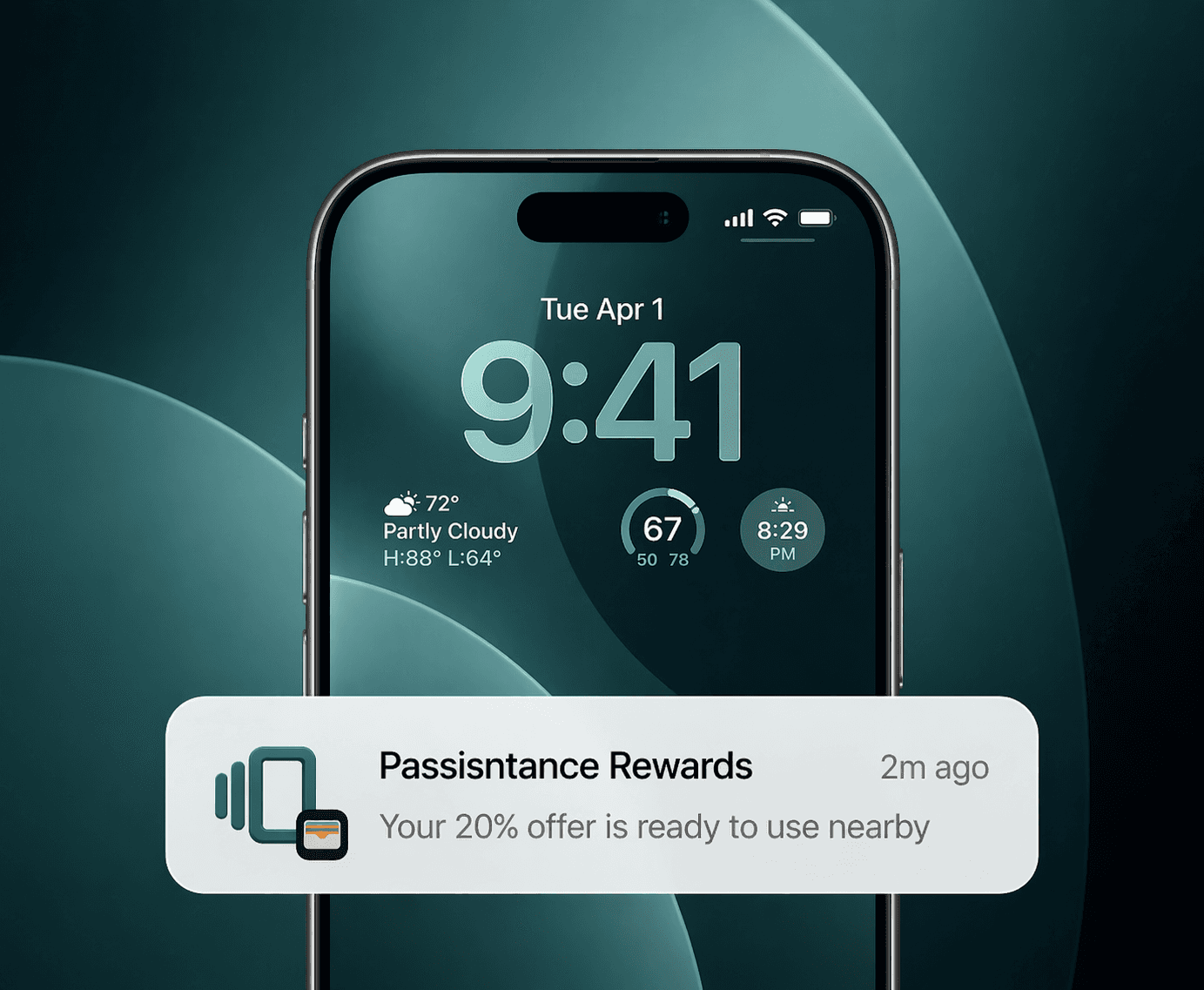 Ember and Oak Coffee onboarding pass in Apple Wallet