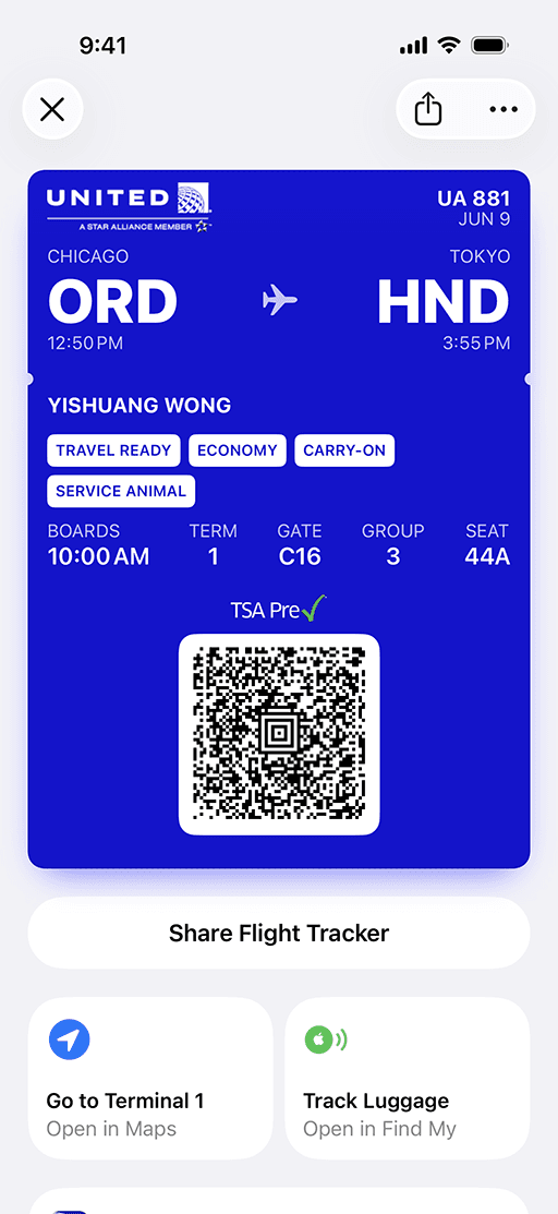 Boarding & transit
